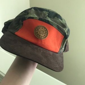 Brixton Camouflage and Orange Hat